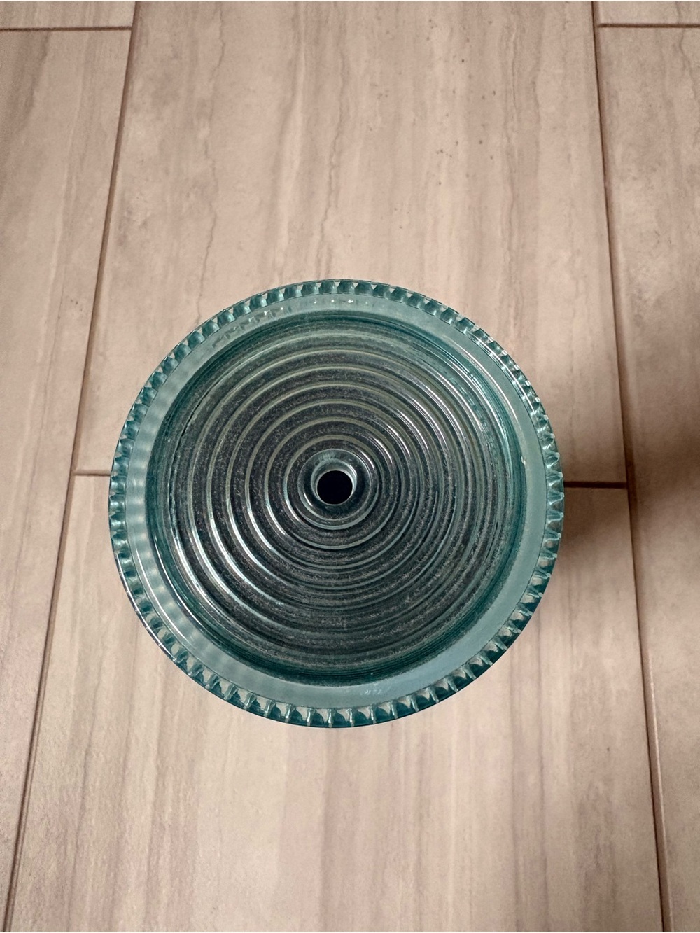 Starbucks 24oz Aqua Blue Iridescent Ribbed Cold Cup Tumbler Siren no straw - Picture 4 of 6